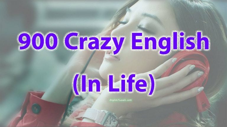 900 Crazy English (In Life) – Unit 01